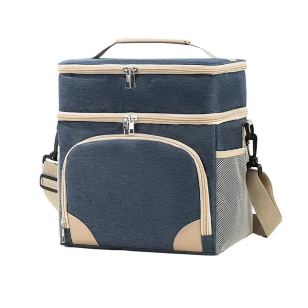 Double-layer insulated Oxford cloth large-capacity