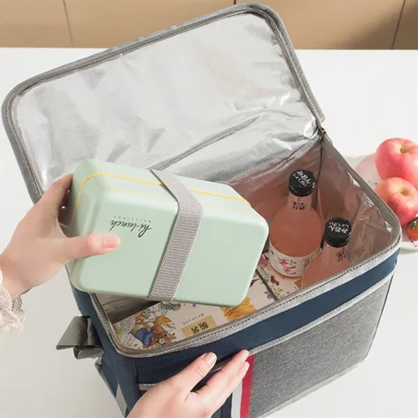 Outdoor Aluminum Foil Oxford Cloth Insulated Picnic Bag