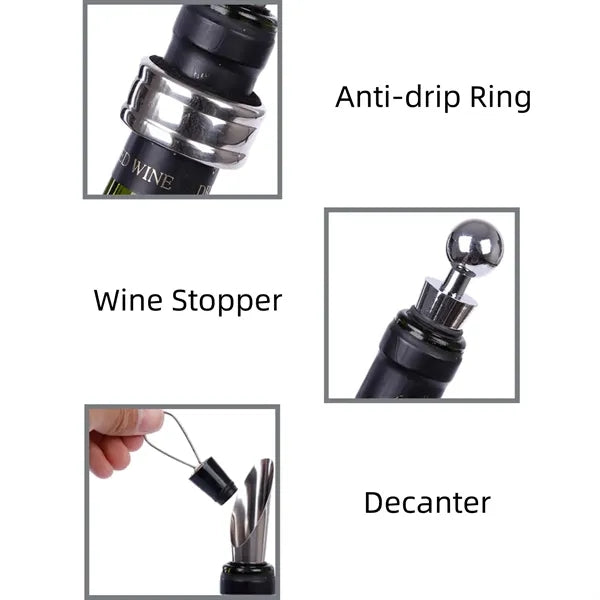 Stylish and Easy to Operate of The Wine Corkscrew Kit