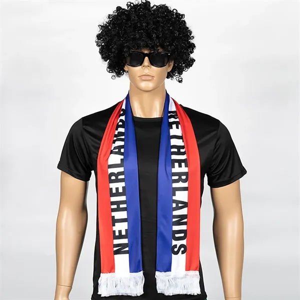 Polyester Soccer Fan Scarf for 2026 World Cup