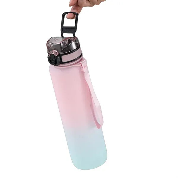 34 oz Gradient Frosted Flip-Straw Tritan Sport Bottle