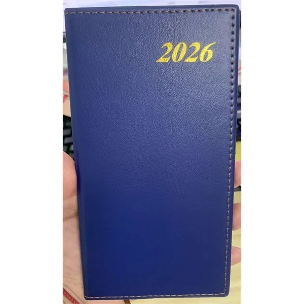 2026 Weekly Pocket Calendars A6 English Plan Book