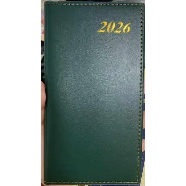 2026 Weekly Pocket Calendars A6 English Plan Book