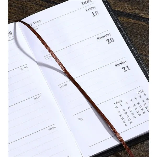 2026 Weekly Pocket Calendars A6 English Plan Book