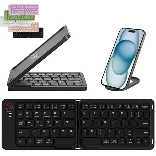 Foldable Bluetooth Keyboard for Windows Mac iOS Android
