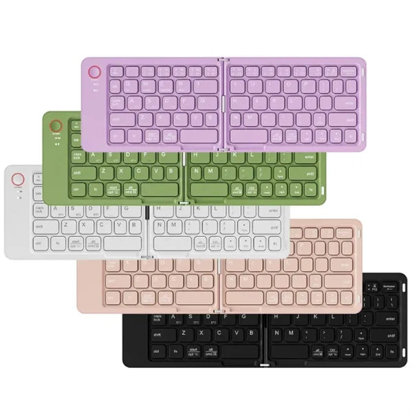 Foldable Bluetooth Keyboard for Windows Mac iOS Android