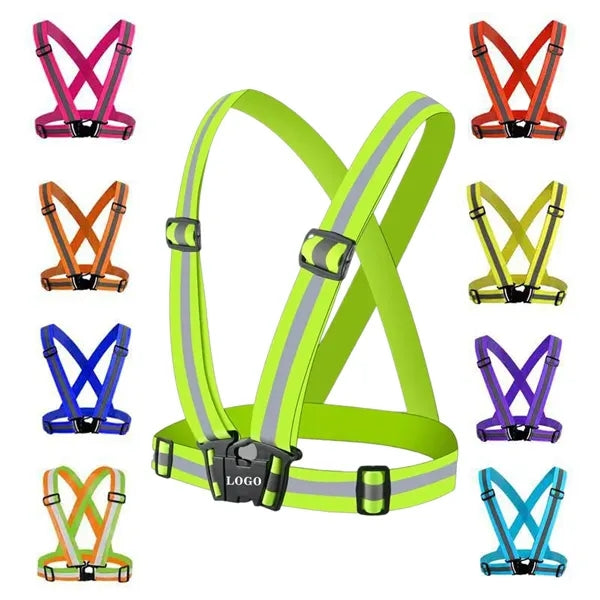 Reflective Safety Vest High Visibility Outdoor Sports Gear