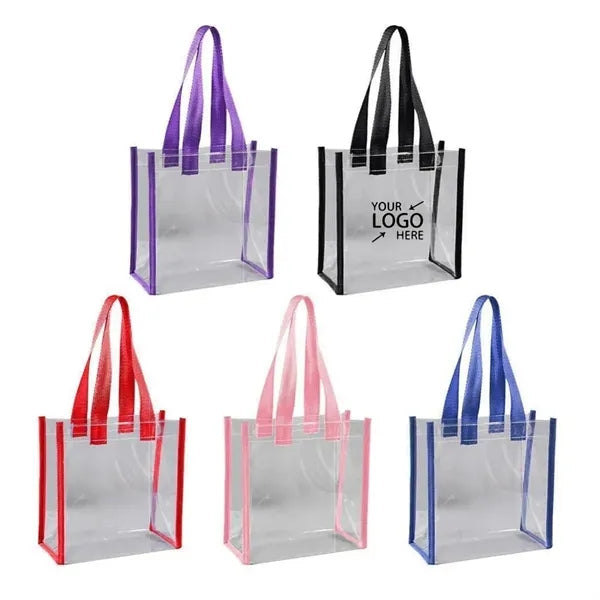 Clear PVC Tote Bag Large Capacity Cosmetic Shopping