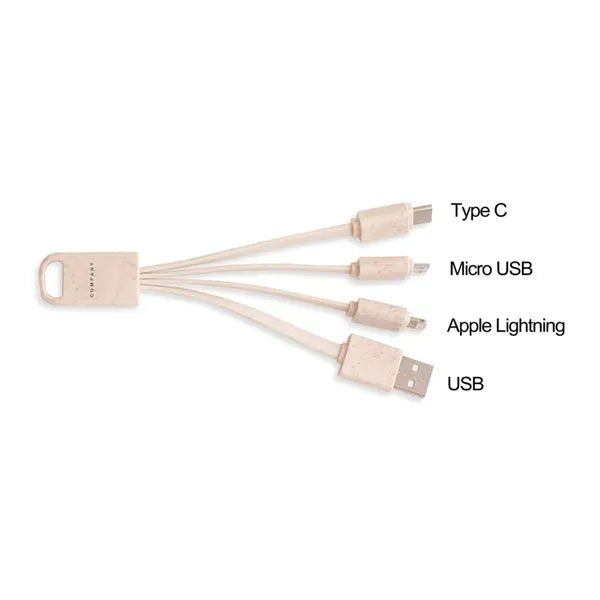 Bio-degradable 4 In 1 Charging Cable