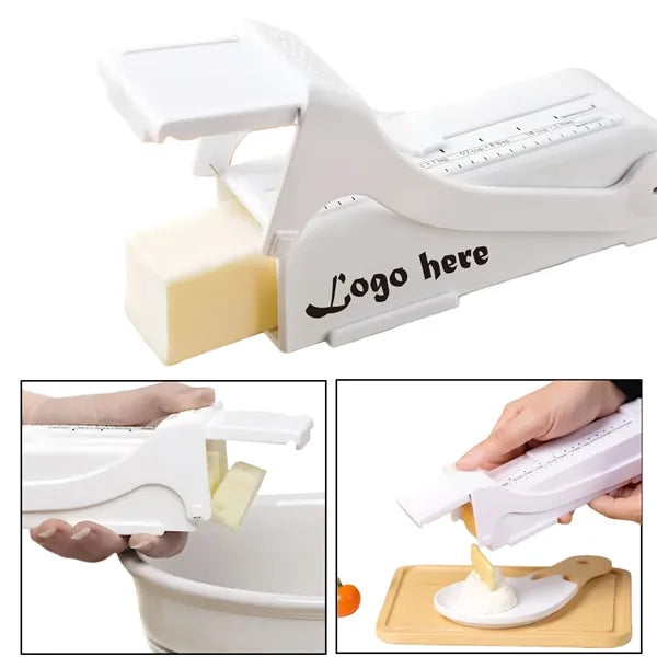 Adjustable Butter Cheese Slicer With Measurement Markings