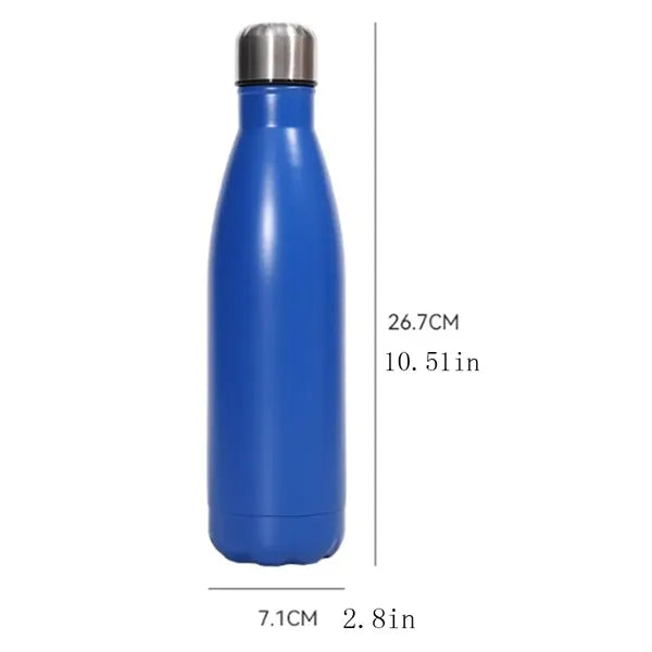 17oz Vacuum Stainless Steel Travel Sports Water Cola Bottle