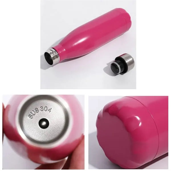 17oz Vacuum Stainless Steel Travel Sports Water Cola Bottle