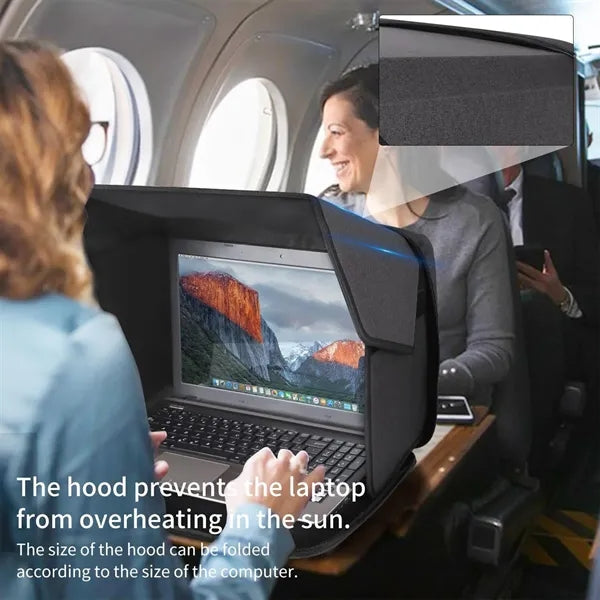 Foldable Laptop Sun Shade For Outside Working