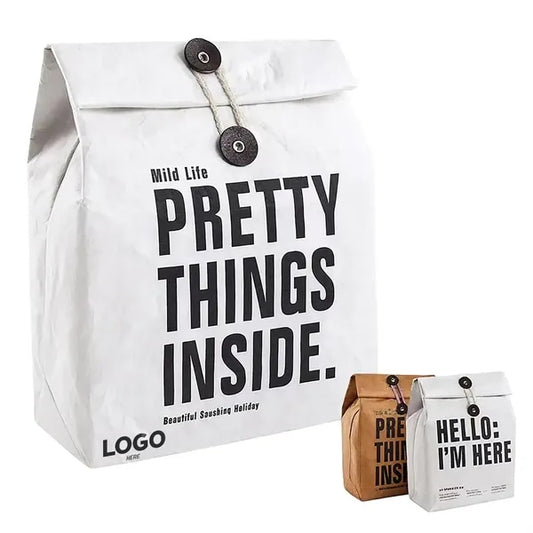 Freezable Brown Paper Lunch bag