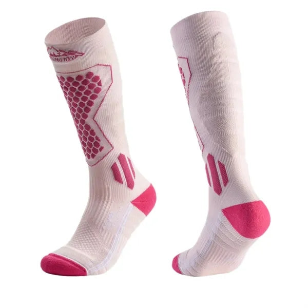 Thermal Compression Ski Socks for Winter Sports