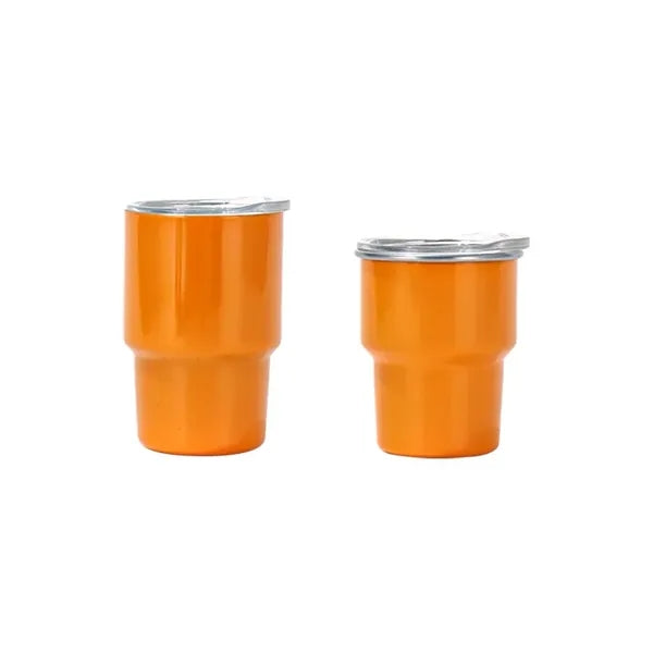 2/3/5/7 oz Stainless Steel Insulated Shot Tumbler with Straw