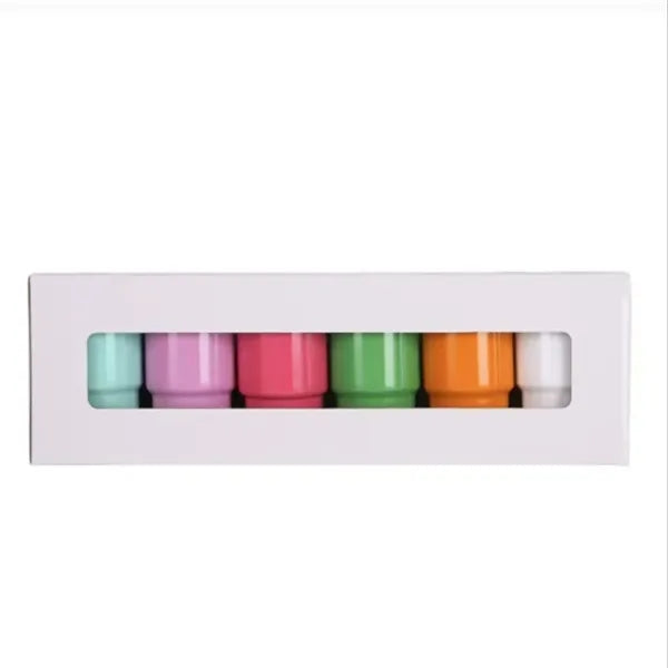 2/3/5/7 oz Stainless Steel Insulated Shot Tumbler with Straw