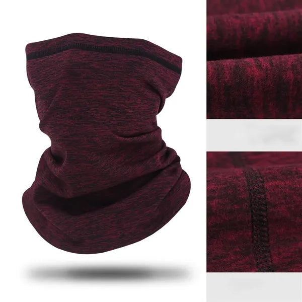 Winter fleece scarf