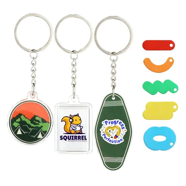 Multi-Color Acrylic Keychains