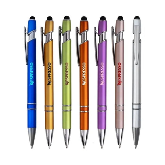 Union Printed - Chrome Colors Stylus Click Pen