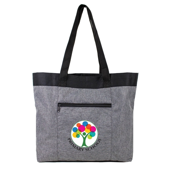 Heather Gray Open Tote