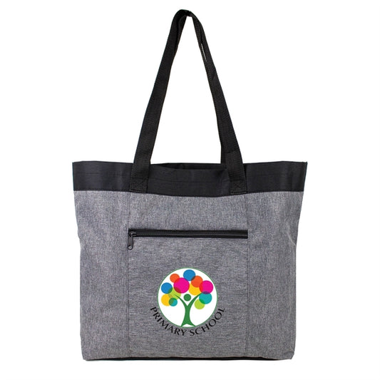 Heather Gray Open Tote