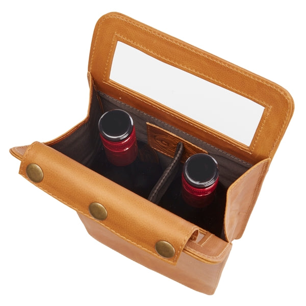 Sonoma Leather Two Bottle Tote