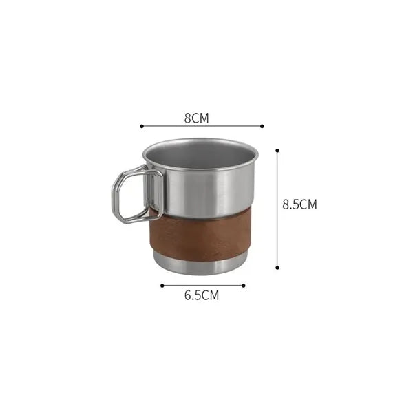 Stainless Steel Mug with Handle