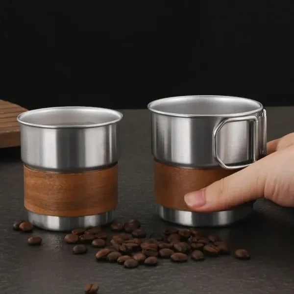 Stainless Steel Mug with Handle