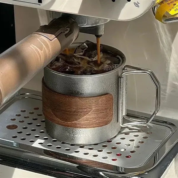 Stainless Steel Mug with Handle