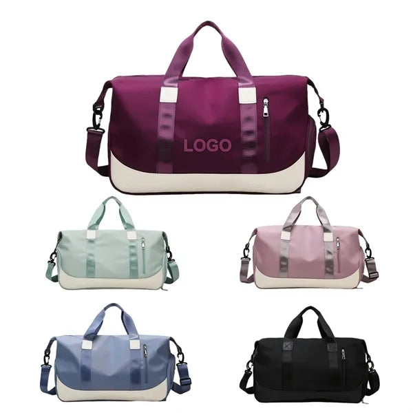 Waterproof Large-Capacity Oxford-Cloth Yoga Sports Gym Bag