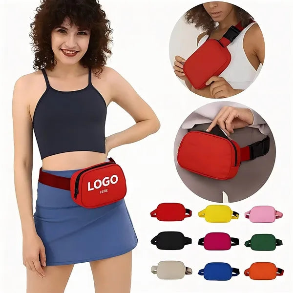 Fanny Pack Belt Bag With Adjustable Strap