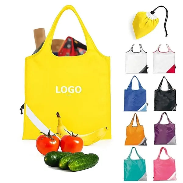 Foldable Pull Cord Shopping Bag
