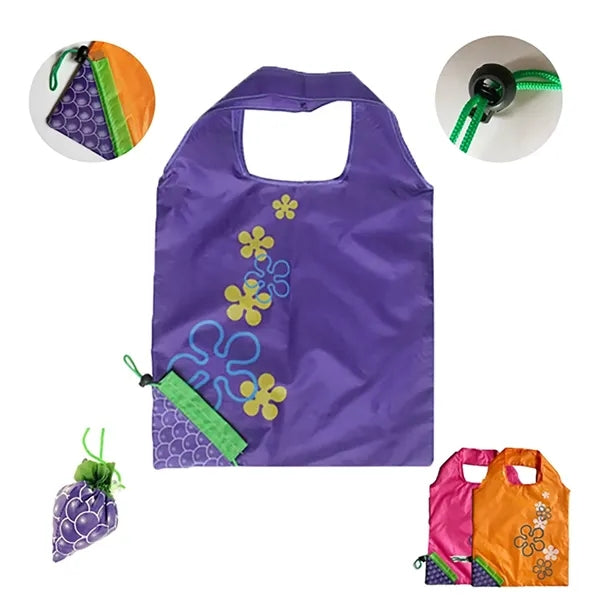 Foldable Pull Cord Shopping Bag