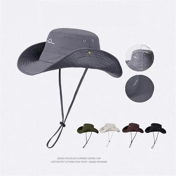 Summer new waterproof quick drying fisherman hat