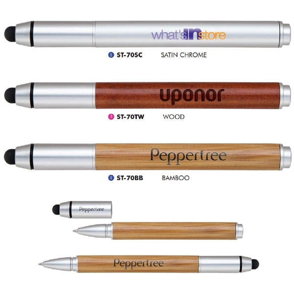 Stylus-70 Wooden Stylus & Ballpoint Pen