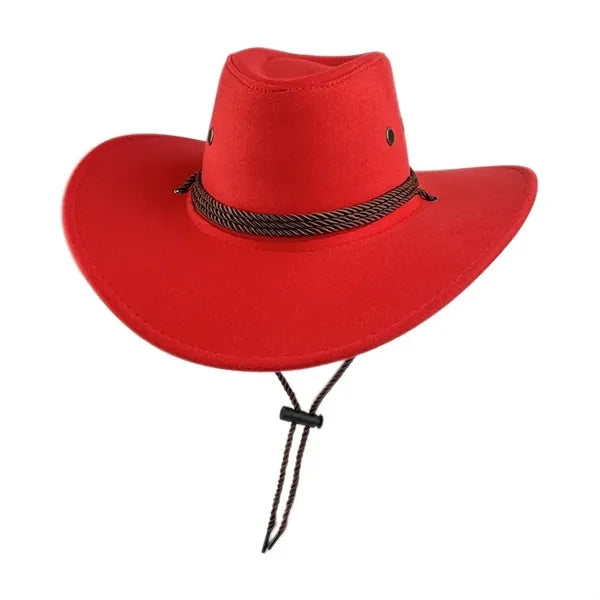 Western Suede Denim Hat