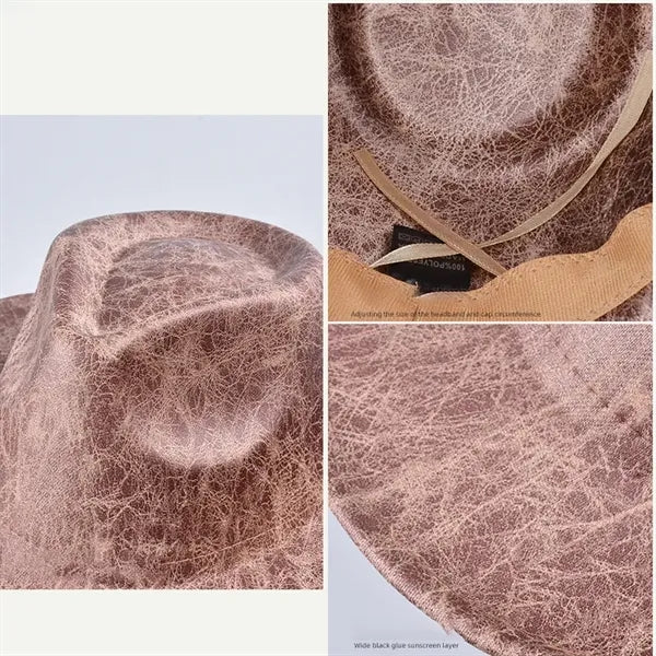 New Fashionable Retro Texture Western Cowboy Hat
