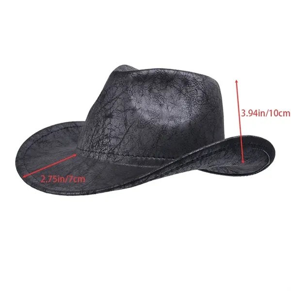 New Fashionable Retro Texture Western Cowboy Hat