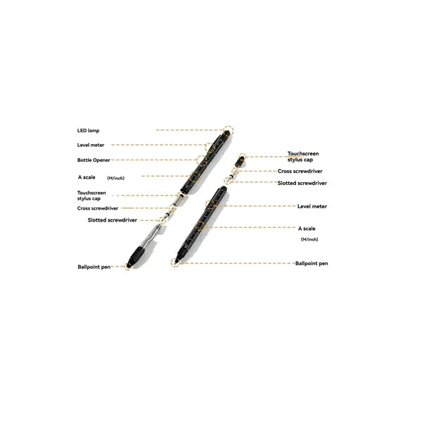 Multi-Function 9-in-1 Pen Bottle Opener Set