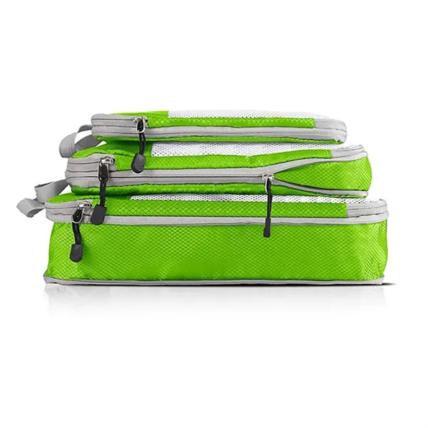 Set Of 3 Lightweight Compression Packing Cubes