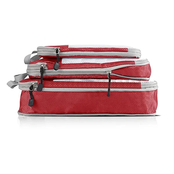 Set Of 3 Lightweight Compression Packing Cubes