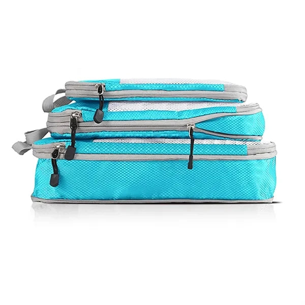 Set Of 3 Lightweight Compression Packing Cubes