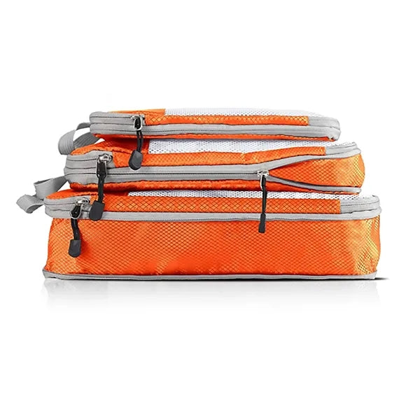 Set Of 3 Lightweight Compression Packing Cubes