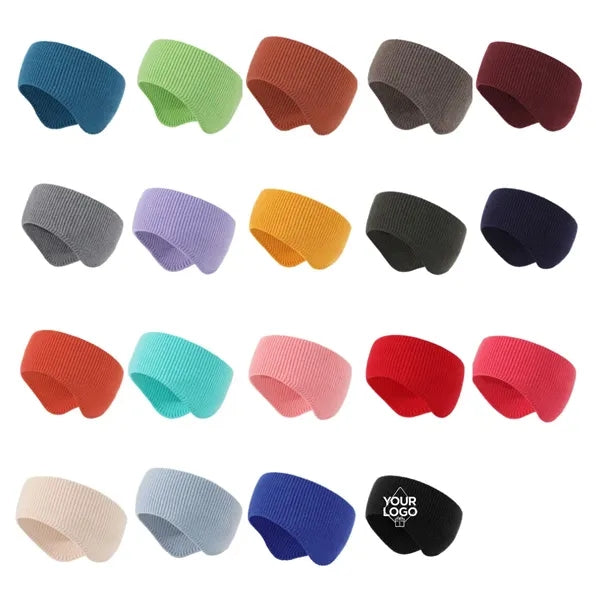 Unisex Knitted Headband Multi-Color Winter Outdoor Sports