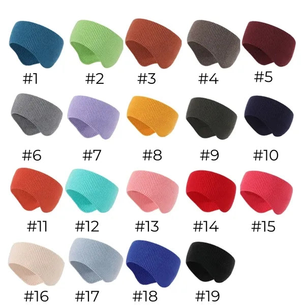 Unisex Knitted Headband Multi-Color Winter Outdoor Sports