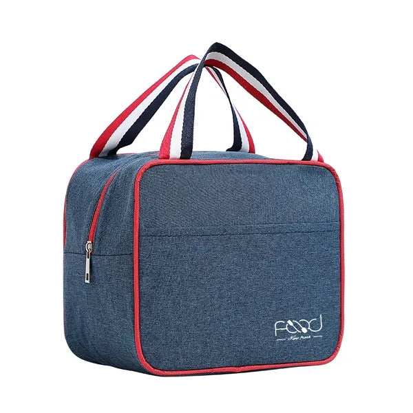 8-Can Insulated Color-Block Cooler Bag with Front Pocket