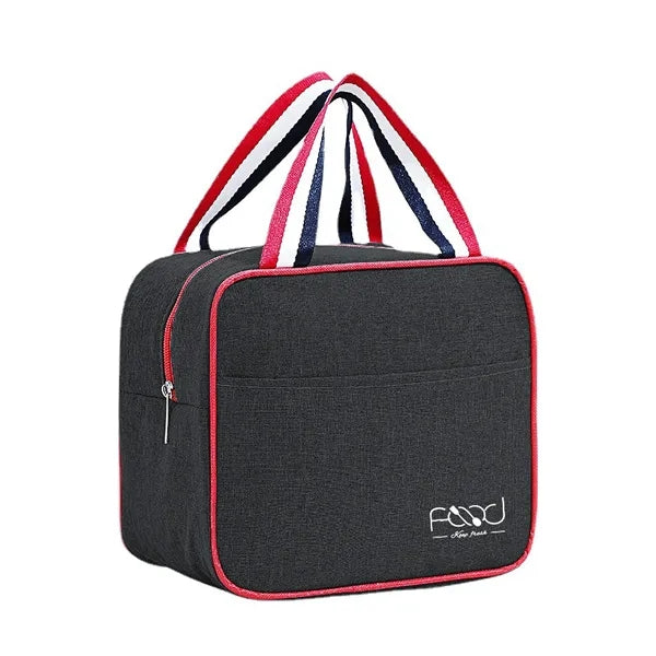 8-Can Insulated Color-Block Cooler Bag with Front Pocket