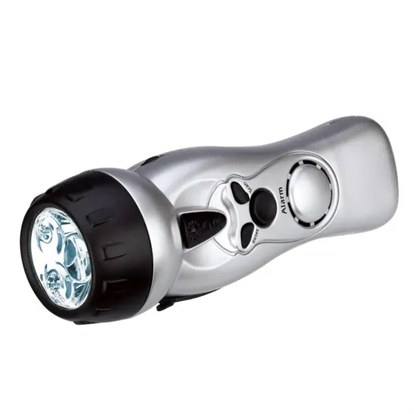 Multi-purpose Emergency Hand-Crank Wind-Up Radio Flashlight