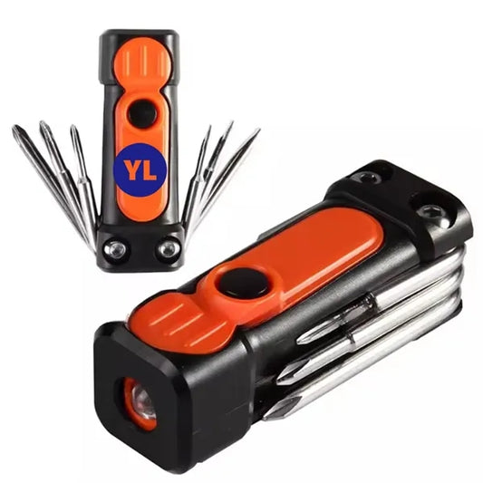 Portable Screwdrivers Tool With Worklight